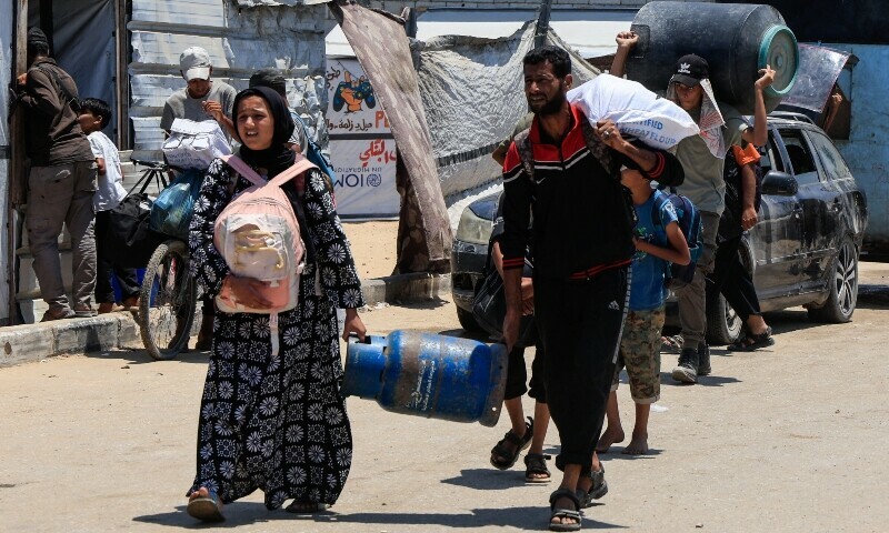 Proposal outlines large-scale ‘humanitarian transit areas’ for Palestinians in Gaza – Newspaper