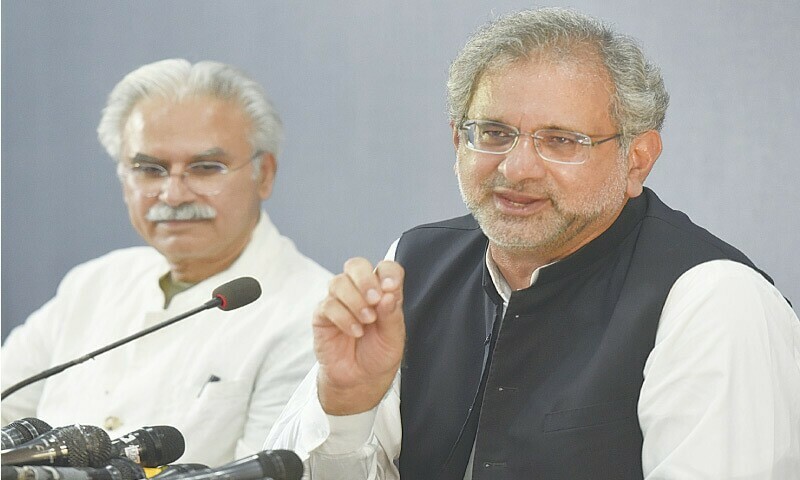 Solution to crisis lies in following Constitution: Shahid Khaqan – Pakistan