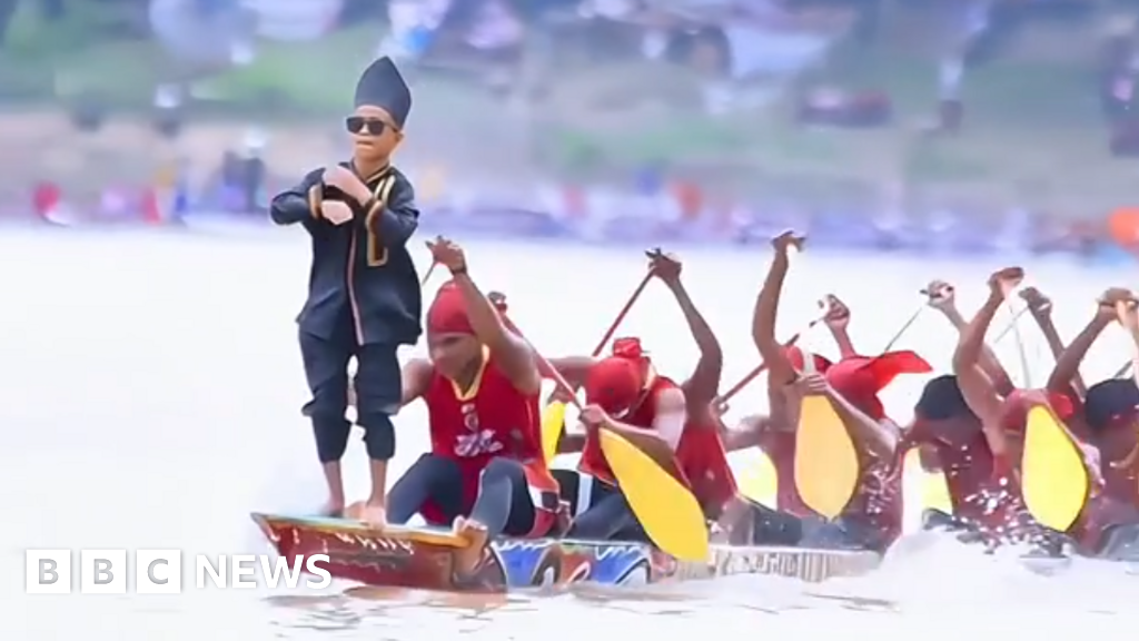 The boy behind the viral ‘aura farming’ boat racing dance