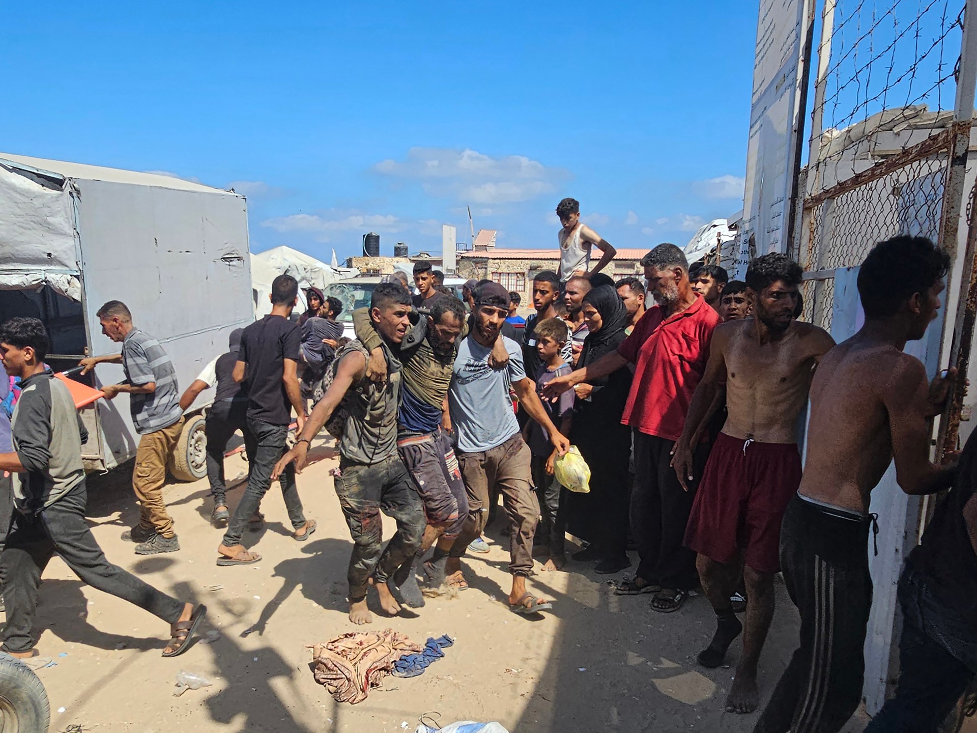 Dozens killed by Israel at aid site in Gaza, children dying of malnutrition | Israel-Palestine conflict News
