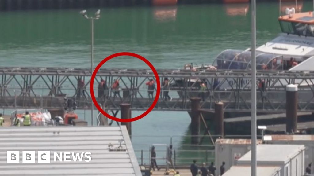 BBC sees Border Force take migrants to Dover from Channel