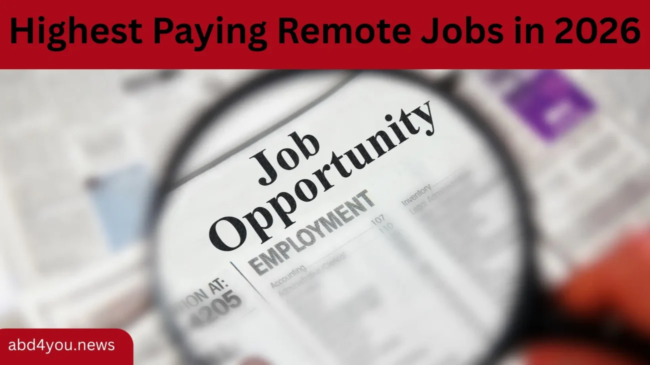 Highest Paying Remote Jobs in 2026