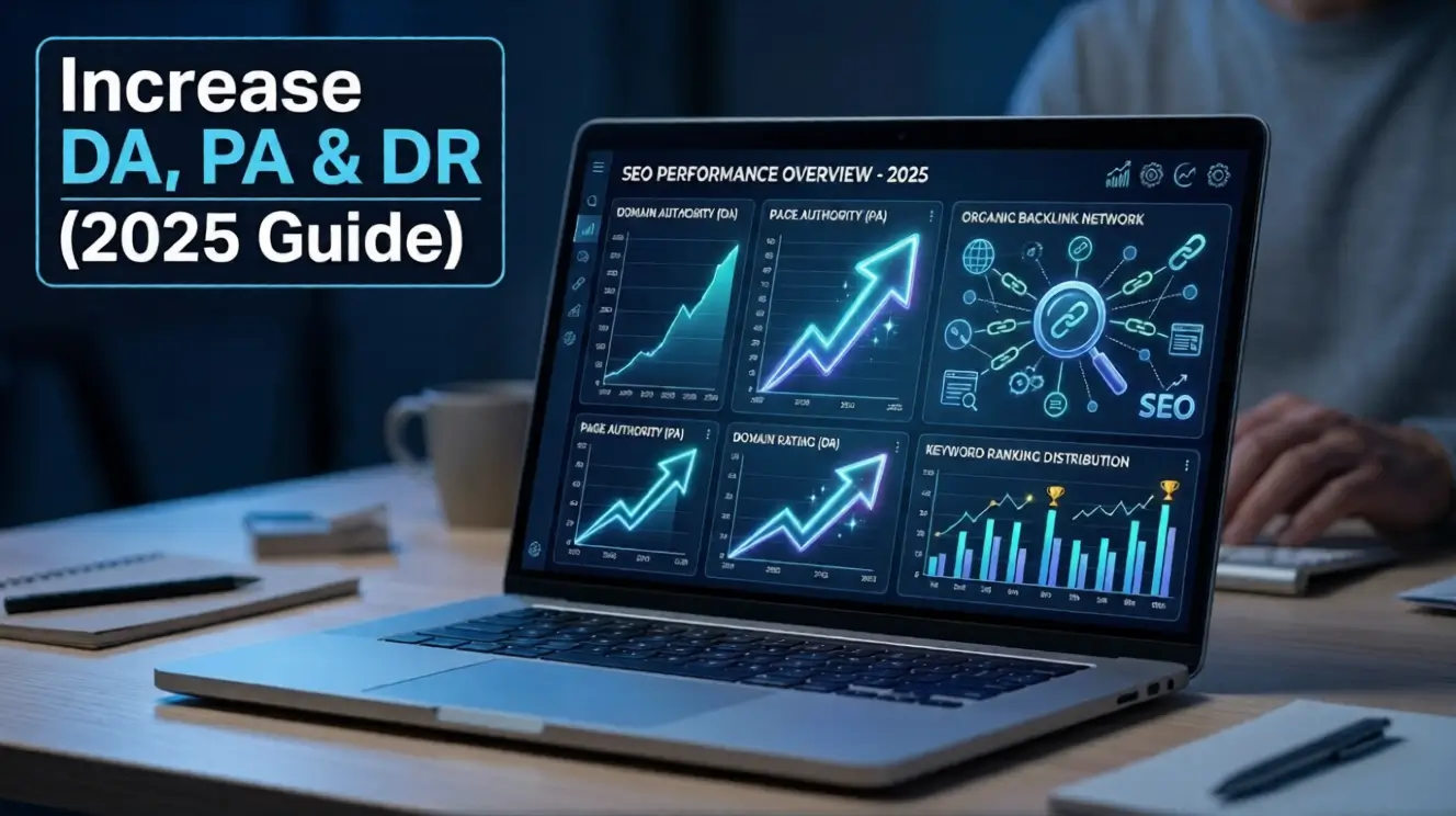 How to Increase Website DA, PA & DR Using Ahrefs