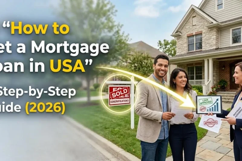 How to Get a Mortgage Loan in USA (2026 Complete Guide for Beginners & Investors)